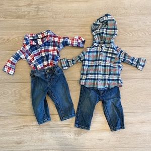 Set of baby outfits